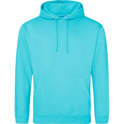 Just Hoods mikina College Tyrkysová