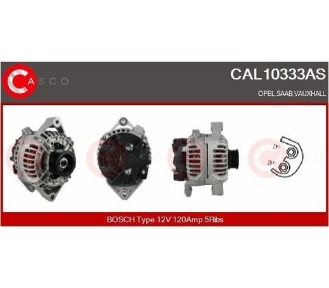 Generátor CASCO CAL10333AS