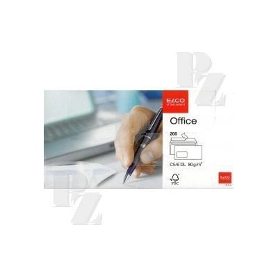 Obálka C5 Office v krabičce okénko vlevo s krycí páskou 120g 200ks, Elco