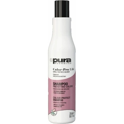 PURA KOSMETICA Color Life šampón na ochranu farby a intenzívnu starostlivosť o farbené vlasy 250 ml