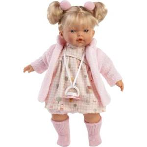 Llorens 33168 ROBERTA - реалистична кукла със звуци и меко текстилно тяло (4-33168)
