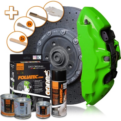 Foliatec Barva na brzdy, sada - NEON Green