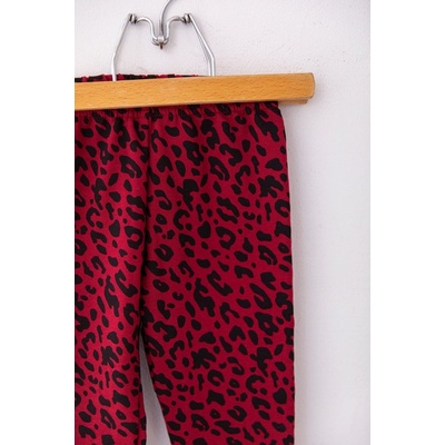 Lily Grey Thermo legíny Lily Grey leopard červený