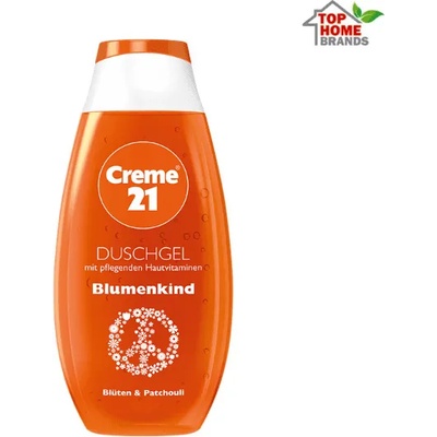 Crème 21 / Германия Душ гел Creme 21 Blumenkind, цветя и пачули, 250 мл