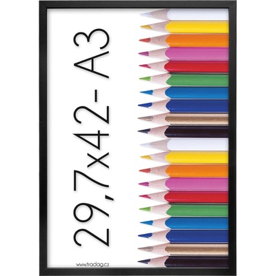 Tradag Rámeček Polaris černý 29,7x42 - A3 – Zboží Živě