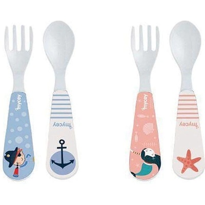 Комплект за хранене лъжичка и виличка (8698694124618)