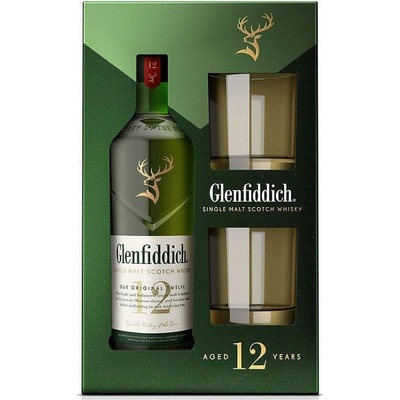 Glenfiddich Гленфидих 12г. с 2 чаши