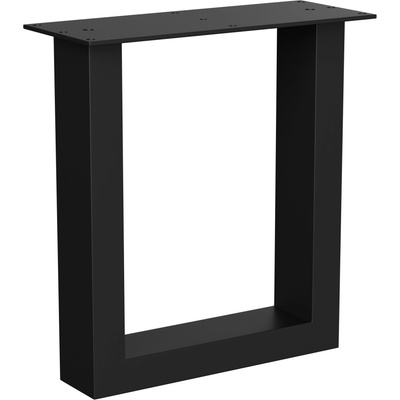 Walteco 50638 Kovový rám pre stoly 410x380 mm tvar U čierny
