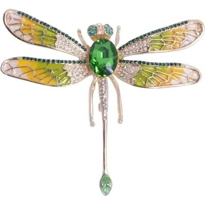 Amparo Miranda Brošňa Vážka AM7267 Modrá žltá