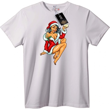 NOONEBRAND Тениска Санта Момиче - 2XL, White