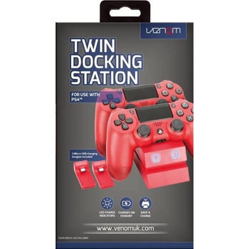 Image 1 of Venom Twin Docking Station for PS4 red (VS2739)
