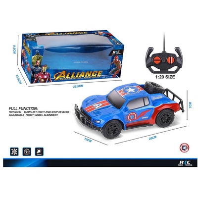 СИН ДЖИП С РАДИОКОНТРОЛ 4 ПОСОКИ СУПЕРГЕРОЙ