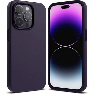 Apple Силиконов калъф кейс Ringke Silicone, За iPhone 14 Pro Max, Deep Purple