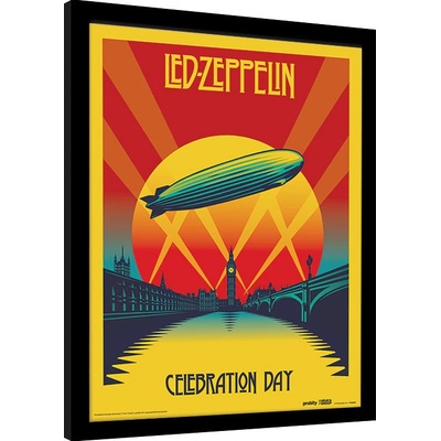 Rámovaný Obraz - Led Zeppelin - Celebration Day, 34.3 × 44.5 cm