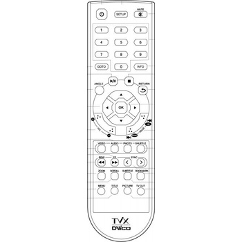 GENERAL DVICO TVIX M-3100U - съвместимо дистанционно управление на марката General (TVIX M-3100U)