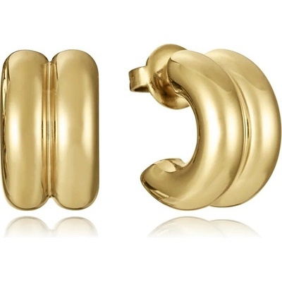 Viceroy Pozlátené polkruhové náušnice Air 14195E01012