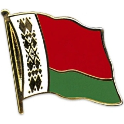 Odznak (pins) 20mm vlajka Bielorusko - farebný