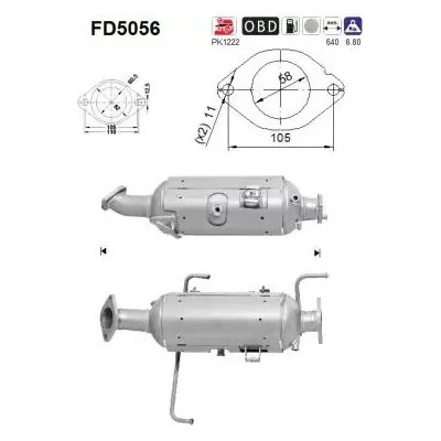 AS Filtr pevných částic ASA FD5056
