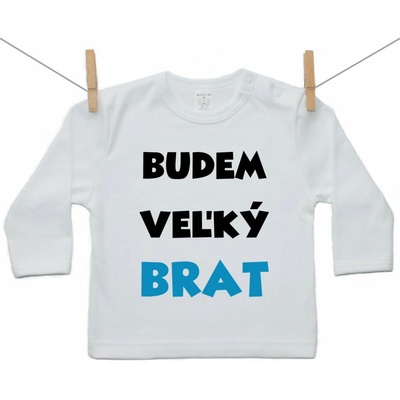 Boodyy Tričko s dlhým rukávom Budem veľký brat