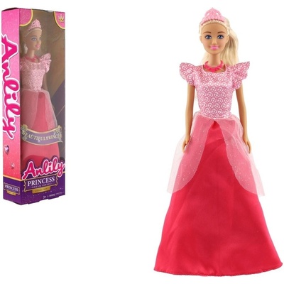 Teddies princezna Anlily plast 28cm červená