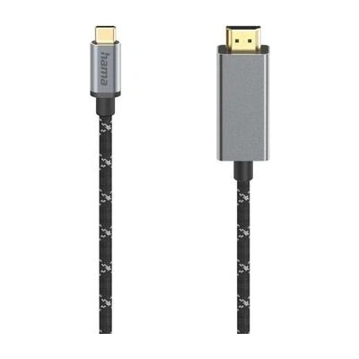 Hama Кабел USB-C мъжко - HDMI мъжко, Ultra-HD 8K@60Hz, 1.5м (HAMA-200509)