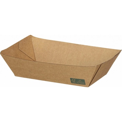 Intertan SA Papierová tácka kraft miska, 950 ml, 17 x 10 x 5,5 cm cm lod