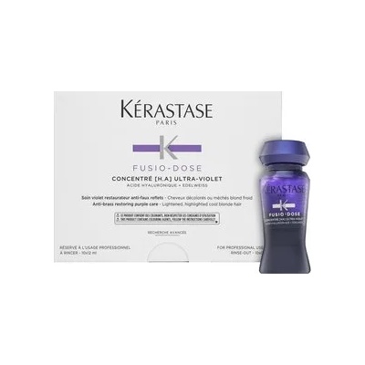 Kérastase Fusio-Dose Concentré [H. A] Ultra-Violet Грижа за косата за руса коса 10 x 12 ml