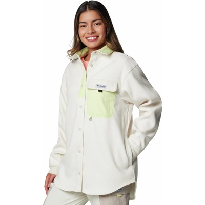 Columbia PFG Open Water Shirt Jacket Stone Spring Yellow