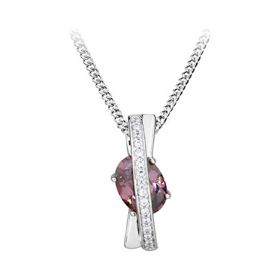 JVD Strieborný prívesok so zirkónmi SVLP0981SH8F300