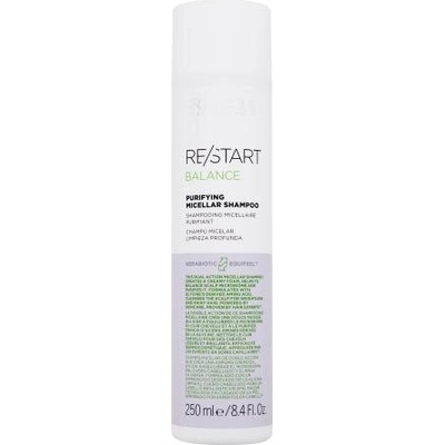 Revlon Re/Start Balance Purifying Micellar Shampoo 250 ml мицеларен шампоан за мазна коса за жени