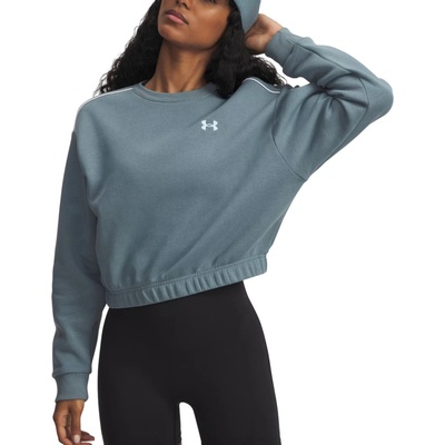 Under Armour RIVAL FLEECE PIPED CREW W modrá 6007035-587