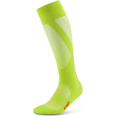 CEP Мъжки компресионни чорапи CEP Pro Run Ultralight Socks Tall Compression socks - Lime - размер IV (201-9118-0212)