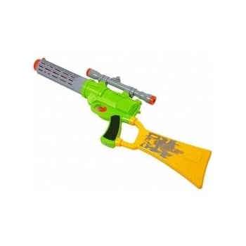 LEAN Toys Foam Cartridge Rifle with target for shooting Green