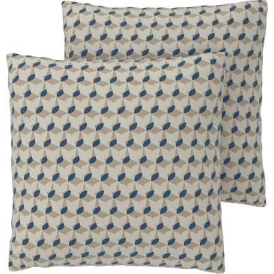 Livarno Renforcé 2 ks béžová / navy modrá 50 x 60 cm – Sleviste.cz