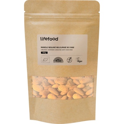 Lifefood Mandle BIO RAW neloupané 100 g