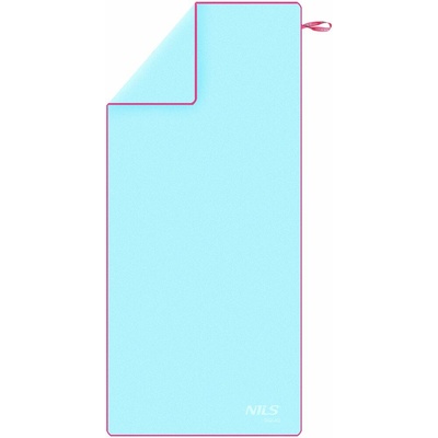 Nils Aqua Ručník NAR13 světle modrý/růžový 200 x 90 cm