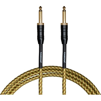 Cascha Professional Line Guitar Cable Natural 3 m Директен - Директен Инструментален кабел (CCP-G2STW3)