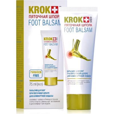 Krok Med Balzám na nohy pre pohodlnú chôdzu "Patné ostrohy" 75 ml