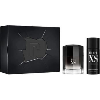 Paco Rabanne Black XS Комплект за мъже EDT 100мл + Део спрей