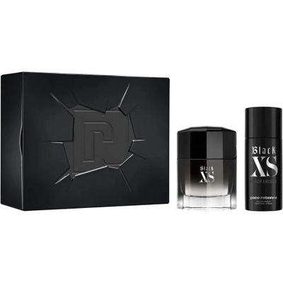 Paco Rabanne Black XS Комплект за мъже EDT 100мл + Део спрей
