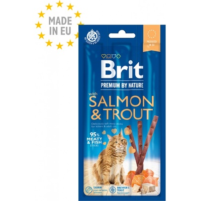 Brit Premium by Nature Cat Salmon & Trout 3 sticks 15 g