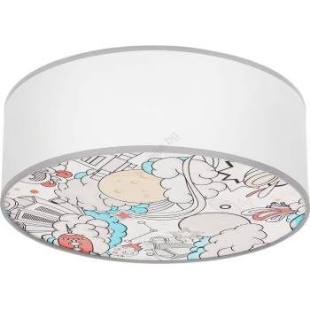 Candellux Детска плафониера KIDDY 2xE27/40W/230V бял/бежов (CA1008)