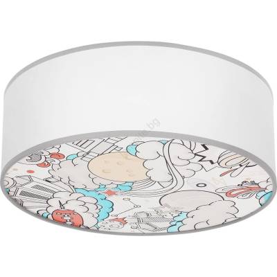 Candellux Детска плафониера KIDDY 2xE27/40W/230V бял/бежов (CA1008)