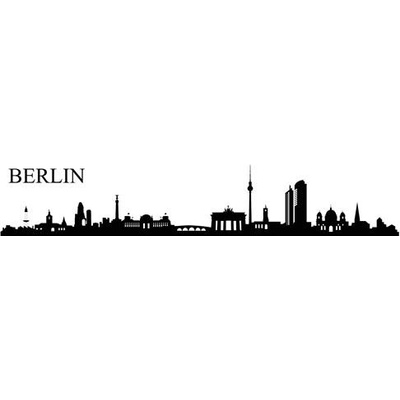 IMPOL TRADE Samolepky na stenu Berlín SPA6, rozmer 164 x 38 cm