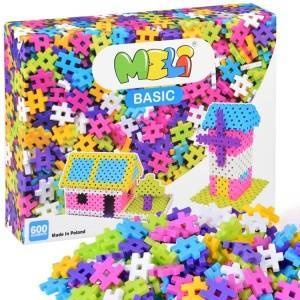 Meliconi WAFLE blocks Meli Basic Pink 600 pieces 50030