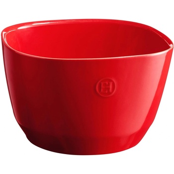Emile henry (Франция) Квадратна керамична купа за салата EMILE HENRY Salad Bowl M - 22 х 22 см - червена (EH 6594-34)