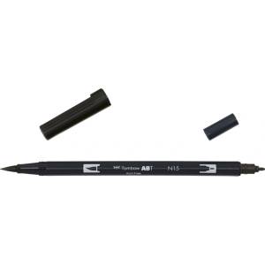 Tombow Маркер Tombow ABT Dual Brush N15 черен (ABT-N15)
