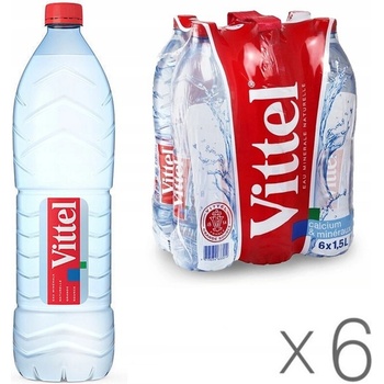 Vittel minerální voda neperlivá pet 6 x 1,5 l
