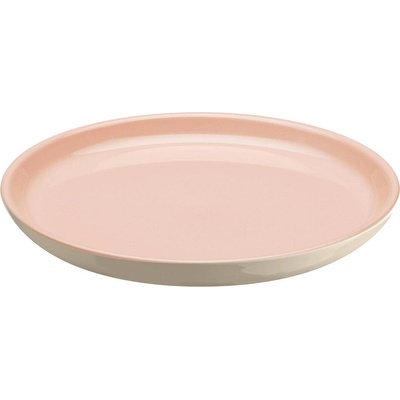 Emile henry (Франция) Керамична чиния emile henry dessert plate десертна - цвят розов и екрю (eh 8915-r4)