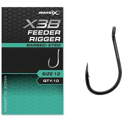 Matrix háčky X3B Feeder Rigger 10 ks vel.14